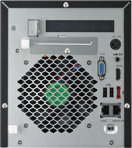 Thecus N4800Eco NAS Turnul cu 4 sloturi pentru HDD/SSD și 2 porturi Ethernet