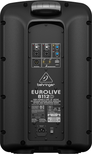 Behringer B112D Αυτοενισχυόμενο Ηχείο PA 1000W με Woofer 12" 34.2x27x56.8εκ.