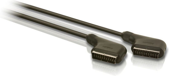 Philips Καλώδιο Scart мъжки - Scart мъжки 1.5м Черен SWV2540W/10