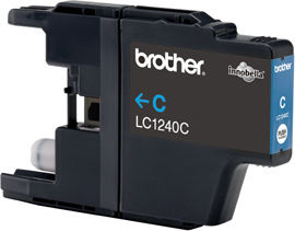 Brother LC1240 Γνήσιο Μελάνι Εκτυπωτή InkJet Κυανό (LC-1240C)