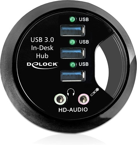 DeLock USB Hub 3 Ports USB 3.0 with USB-A Connection
