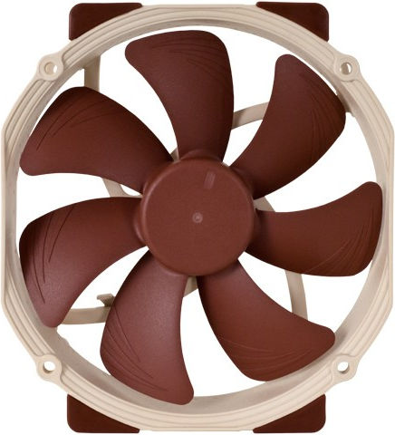 Noctua NF-A15 Вентилатор За Кутия 140мм (1200 Оборота / 67.98 CFM) Без Светодиодно Осветление И Свързване 4-Изводна ШИМ Кафяв