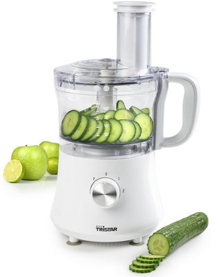 Tristar Multifunktions-Food-Prozessor 500W mit Behälter 1.2Es Weiß
