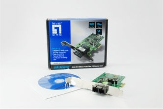 Level One Optical Fiber PCI-e Card