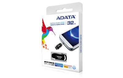 Adata UD320 32GB USB 2.0 Stick mit Verbindung USB-A & Micro-USB-B