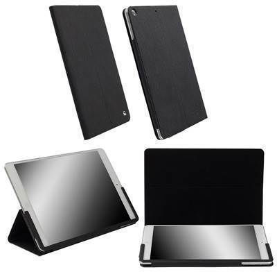 Krusell Malmo Flip Cover Din Piele Neagră Pentru iPad Air 2013 9,7"