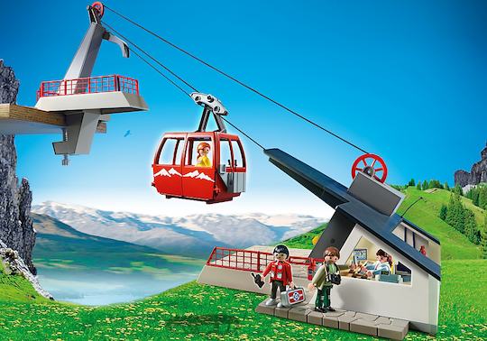 Playmobil Land Seilbahn in den Alpen für 6-12 Jahre