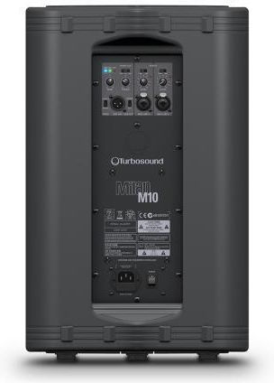 Turbosound Milan M10 Active Speaker PA 600W with Woofer 10" 32.9x29.4x52.2cm.