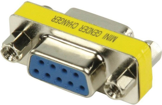 Valueline GCM-9F9F Convertor Serial feminin în Serial feminin Galben 1buc