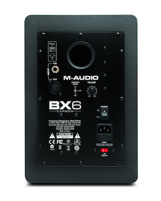 M-Audio BX6 Carbon Αυτοενισχυόμενο Ηχείο Studio Monitor 2 Δρόμων 130W (Τεμάχιο) Μαύρο