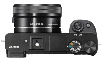 Sony Mirrorless Φωτογραφική Μηχανή α6000 Crop Frame Kit (E PZ 16-50mm F3.5-5.6 OSS) Black