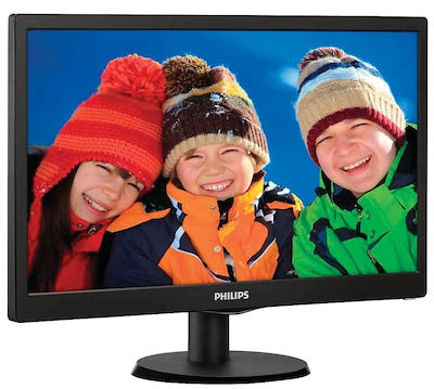 Philips 243V5LSB TN Monitor 23.6" FHD 1920x1080 με Χρόνο Απόκρισης 5ms GTG