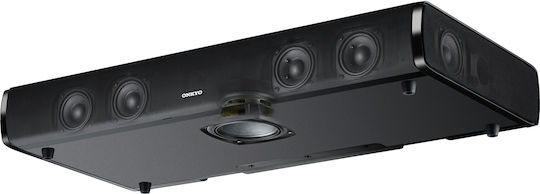 Onkyo LS-T10 Soundbar 6.1 Bluetooth με Τηλεχειριστήριο Μαύρο
