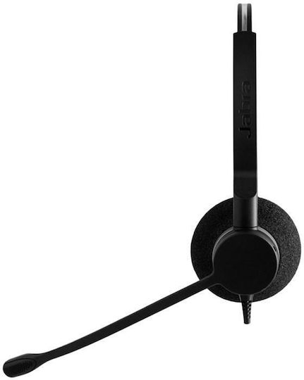 Jabra На ушите Мултимедийни слушалки с микрофон и връзка USB-A в Черен цвят 2399-823-109