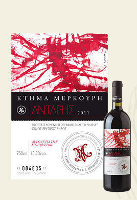 Κτήμα Μερκούρη Κρασί Αντάρης Ερυθρό Ξηρό 750ml