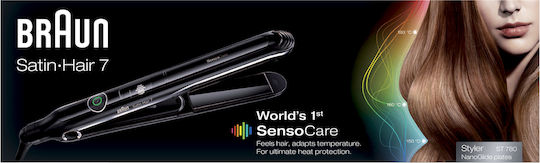 Braun Satin-Hair 7 SensoCare ST780 Hair Straightener with Ceramic Plates Ionic