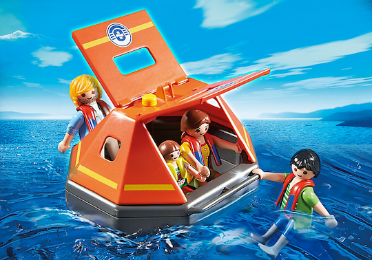 Playmobil City Action Life Raft for 4-10 years old