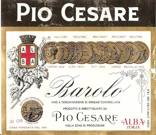Pio Cesare Wine Barolo Nebbiolo Red Dry 750ml