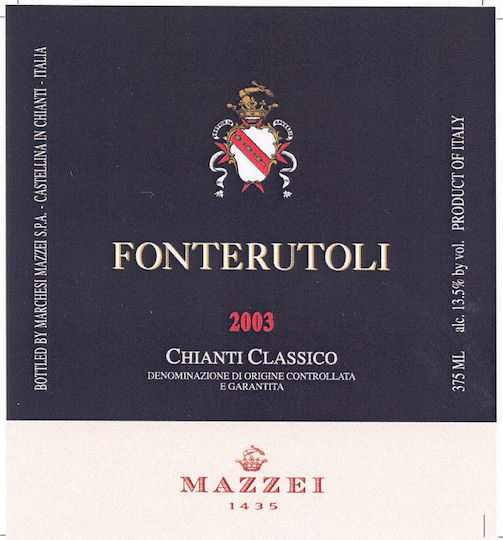 Castello di Fonterutoli Wine Fonterutoli Chianti Classico Red Dry 750ml