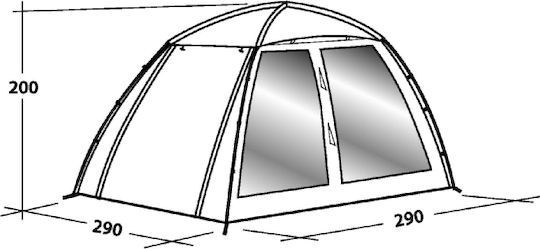 Easy Camp Daytent 4 Person Grey