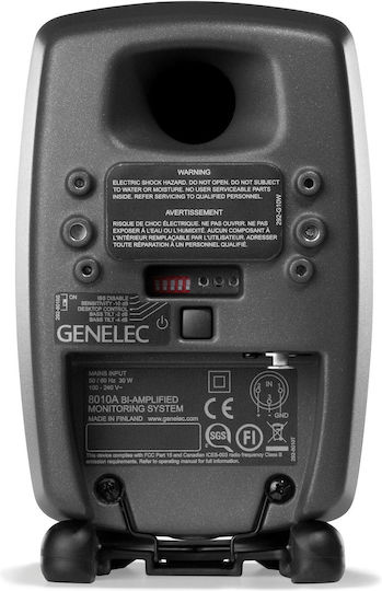 Genelec 8010A Ηχείo Studio Monitor 3" 50W (Τεμάχιο) Μαύρο