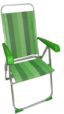 Καρέκλα Παραλίας Αλουμινίου Τιρκουάζ