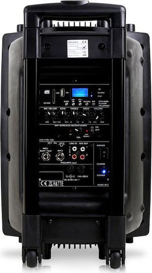 Ibiza Sound Ibiza Sound Karaoke Speaker with Wireless Microphone PORT10VHF-BT Black