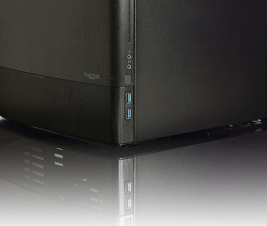 Fractal Design Node 804 Cube Κουτί Υπολογιστή με Πλαϊνό Παράθυρο Μαύρο
