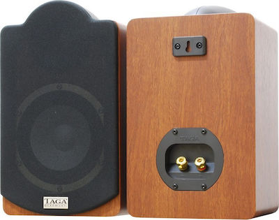 Taga Harmony Ζεύγος Ηχείων Hi-Fi Βιβλιοθήκης Platinum S-90 SL 90W 2 Δρόμων Καρυδιά