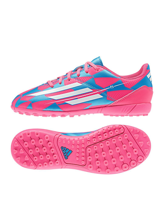 F5 TF Kids Turf Soccer Shoes Fuchsia