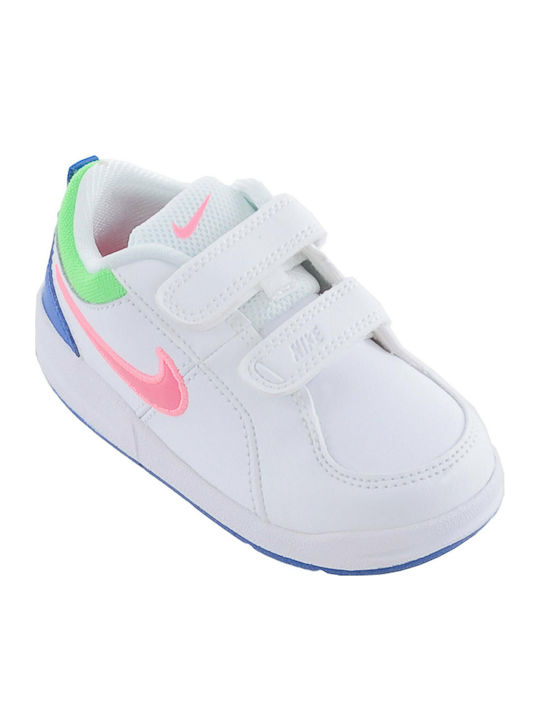 Nike Kids Sneakers with Scratch White