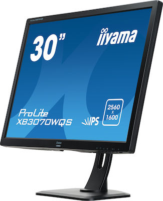 Iiyama XB3070WQS-B1 IPS Monitor 30" QHD 2560x1600 με Χρόνο Απόκρισης 5ms GTG
