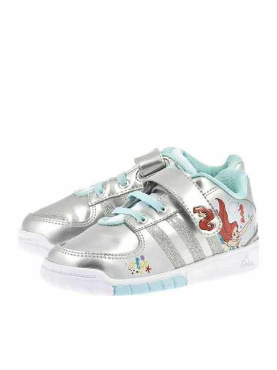 Disney Princess Παιδικά Sneakers με Σκρατς Ασημί