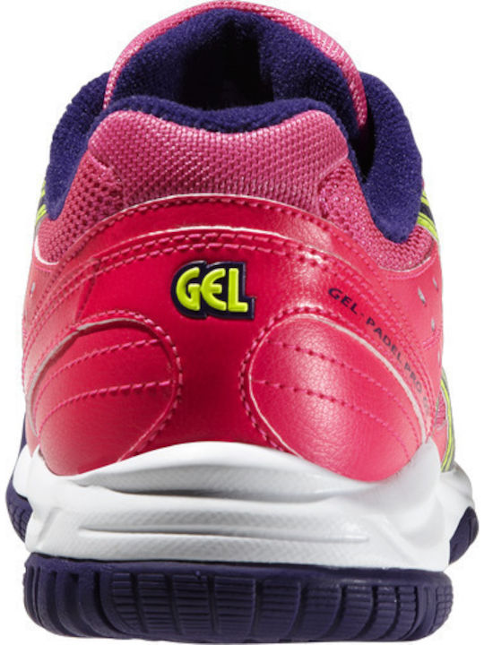 Gel Padel Pro 2 Αθλητικά Παιδικά Παπούτσια Running με Κορδόνια Φούξια