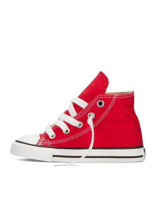Converse Παιδικά Sneakers High Chuck Taylor High C Inf Κόκκινα