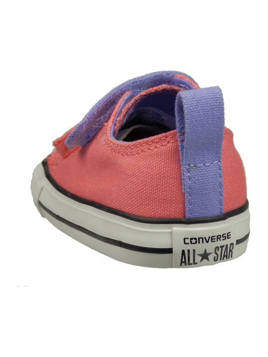 Converse Kids Sneakers with Scratch Pink