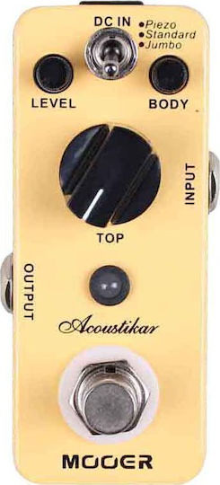 Mooer Acoustikar Pedale Simulator E-Gitarre