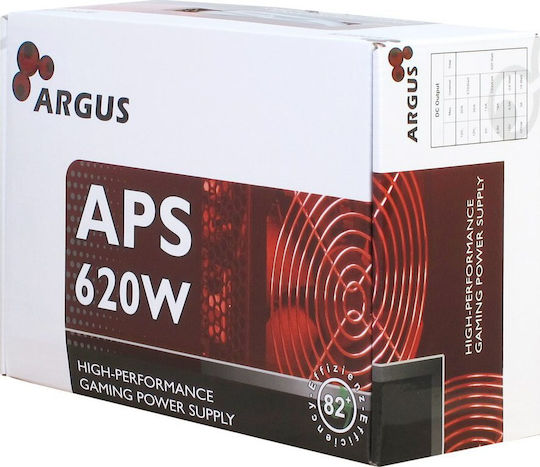 Inter-Tech Argus APS 620W Black Computer Power Supply Full Wired