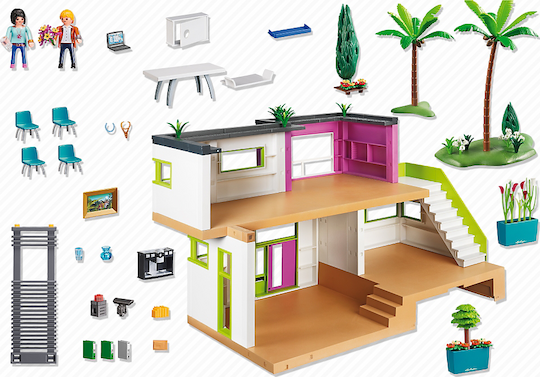 Playmobil Stadtleben Moderne Luxusvilla für 4-10 Jahre