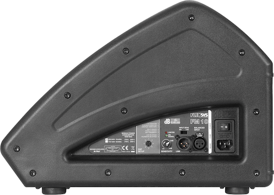 Db Technologies Flexsys FM10 Самоусилващ Монитор на сцената 200W με Woofer 10" 37x41x29εκ. σε Черен Χρώμα