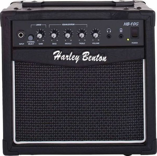 Harley Benton HB-10G Combo Ενισχυτής Ηλεκτρικής Κιθάρας 1 x 6" 10W Μαύρος