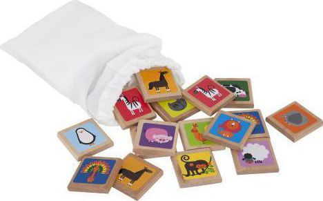 Board Game Ξύλινο Παιχνίδι Μνήμης Με Ζωάκια for 3+ Players 3+ Years Old Hape