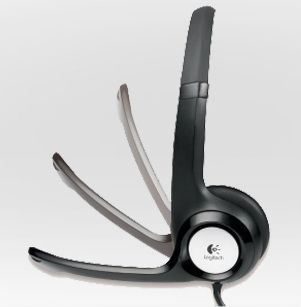 Logitech H390 On Ear Multimedia Headphone with Microphone USB-A