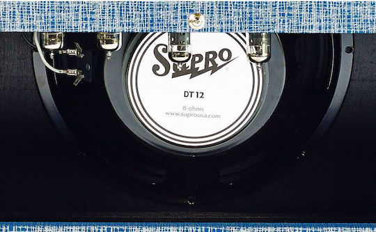 Supro 1624T Dual Tone Λαμπάτος Combo Ενισχυτής Ηλεκτρικής Κιθάρας 1 x 12" 24W Μπλε