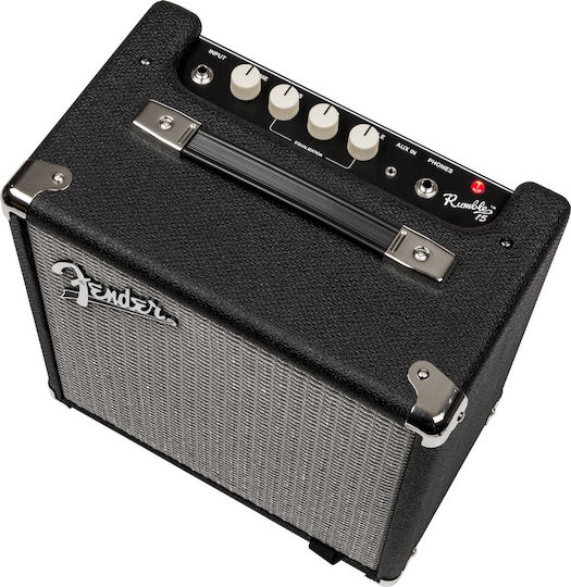 Fender Rumble 15 V3 Combo Verstärker für E-Bass 1 x 8" 15W Schwarz