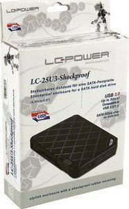 LC-Power Case for Hard Drive 2.5" SATA III with Connection USB 3.0