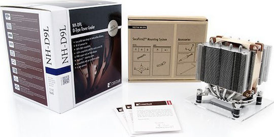 Noctua NH-D9L Ψύκτρα Επεξεργαστή για Socket AM5/115x/1700 Ασημί