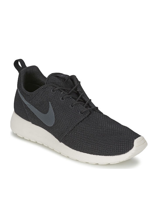 Roshe Run Herren Sneakers Black / Anthracite Sail