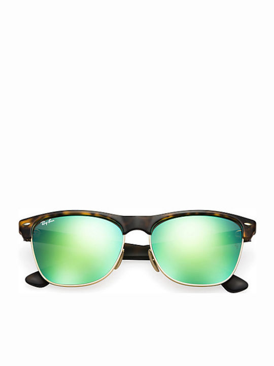 Ray Ban Мъжки Слънчеви Очила с Кафяв Костенурков Пластмасов Рамка и Преливащи Лещи RB4175 6092/19