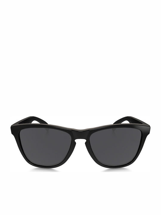 Oakley Frogskins Men's Sunglasses with Black Plastic Frame and Black Lens OO9013-24